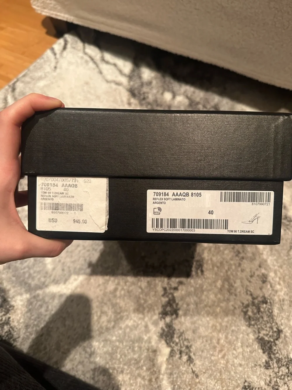 Saint Laurent Silver Heels - Picture 2 of 4